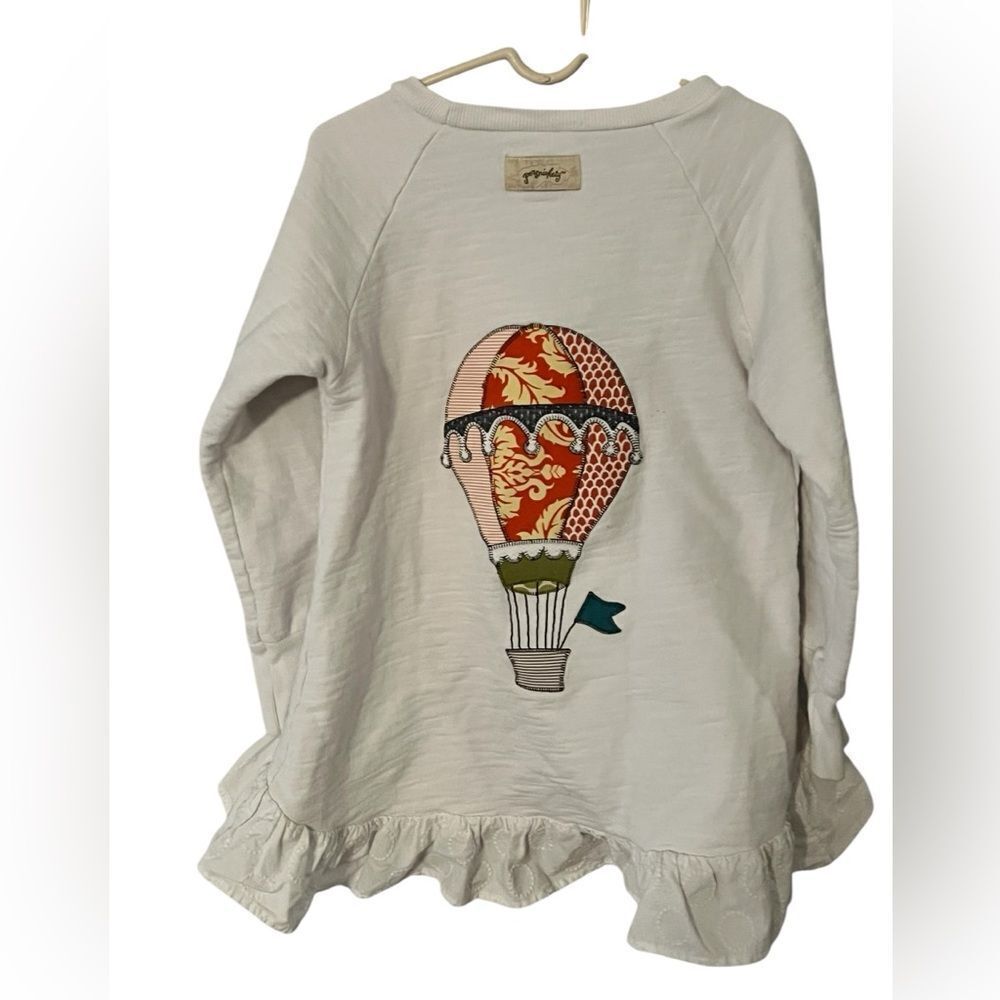 Persnickety Girls Ruffle hi lo Hot Air Balloon Shirt Size 6